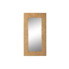 DKD Home Decor Stensko ogledalo DKD Home Decor Rjava svetlo rjava Bambus Crystal Natural Urban 60 x 2 x 130 cm 65 x 2 x 130 cm