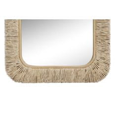 DKD Home Decor Stensko ogledalo DKD Home Decor Naravna vrv Svetlo rjava konoplja 50 x 2 x 80 cm Urban
