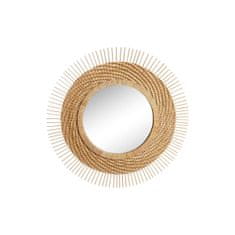 DKD Home Decor Stensko ogledalo DKD Home Decor Brown Rattan (80 x 2,5 x 80 cm)