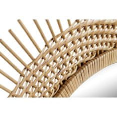 DKD Home Decor Stensko ogledalo DKD Home Decor Brown Rattan (80 x 2,5 x 80 cm)