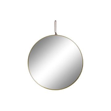 BigBuy Stensko ogledalo DKD Home Decor Golden Metal (40 x 1 x 40 cm)