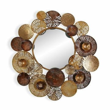 BigBuy Stensko ogledalo Versa Mirror Metal (70 x 2 x 70 cm) (2,25 x 28 x 70 cm)