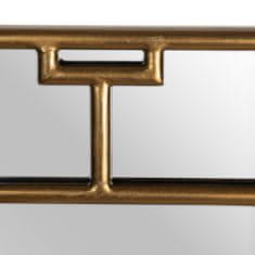 BigBuy Stensko ogledalo 70 x 2,5 x 90 cm Zlata kovina