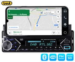 Trevi SCD 5753 DAB avto radio, FM Radio, Bluetooth, MP3/USB/AUX
