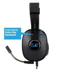 Ewent PL3321 RGB Gaming črne, slušalke z mikrofonom