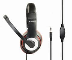 Gembird Stereo slušalke MHS-03-BKRD črne/rdeče
