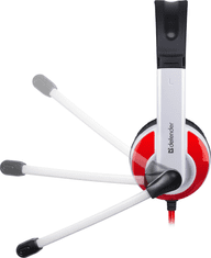 Defender Warhead G-120 (64098) regulacija glasnosti bele/rdeče, naglavne slušalke z mikrofonom