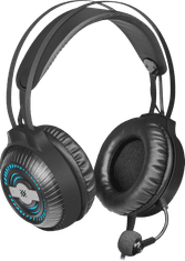 Defender Stellar Pro (64521) Gaming 7.1 regulacija glasnosti črne, naglavne slušalke z mikrofonom