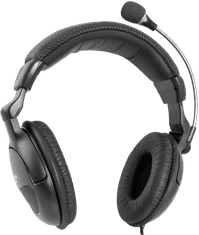 Defender Orpheus HN-898 (63898) regulacija glasnosti črne, naglavne slušalke z mikrofonom