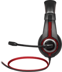Defender Warhead G-185 (64106) Gaming regulacija glasnosti črne/rdeče, naglavne slušalke z mikrofonom