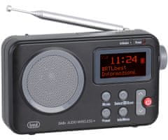 DAB 7F80 radijski sprejemnik, Bluetooth, prenosen, DAB/DAB+/FM/AUX