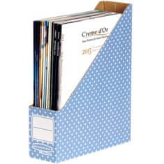 NEW Stojalo za revije Fellowes 4482101 Modra A4 Reciklirani Karton 10 Kosi 7,8 x 31,1 x 25,8 cm