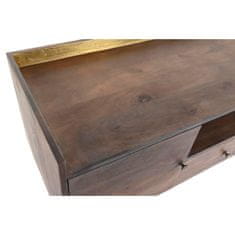 DKD Home Decor TV pohištvo DKD Home Decor Temno rjava kovina Mango les (130 x 45 x 60 cm)