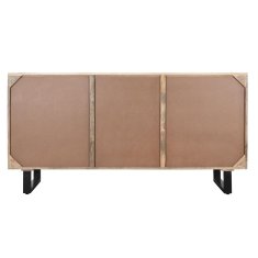 DKD Home Decor Bivak DKD Home Decor 160 x 40 x 80 cm 160 x 40 x 83 cm Naravna črna kovina Mango les