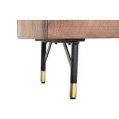 DKD Home Decor TV pohištvo DKD Home Decor Temno rjava kovina Mango les (130 x 45 x 60 cm)