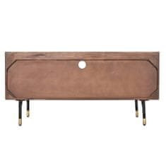 DKD Home Decor TV pohištvo DKD Home Decor Temno rjava kovina Mango les (130 x 45 x 60 cm)