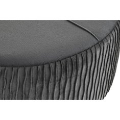BigBuy Klop DKD Home Decor Siva Naravna Temno siva Les 80 x 46 x 38 cm