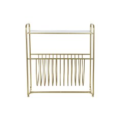 DKD Home Decor Stojalo za revije DKD Home Decor Mirror Golden Metal (76 x 35 x 83 cm)