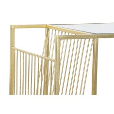 DKD Home Decor Stojalo za revije DKD Home Decor Mirror Golden Metal (48 x 35 x 71 cm)