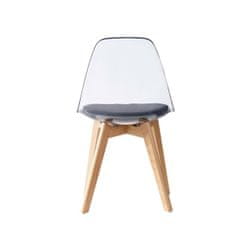 DKD Home Decor Jedilni stol DKD Home Decor Črna Večbarvna Naravna 30 x 40 cm 54 x 47 x 81 cm
