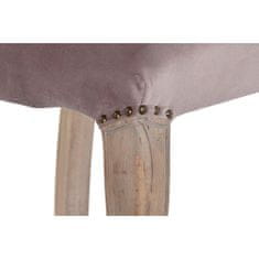 DKD Home Decor Jedilni stol DKD Home Decor Pink Natural 51 x 47,5 x 101 cm