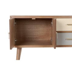 DKD Home Decor TV pohištvo DKD Home Decor Grey Cream Metal Paolownia wood (90 x 34 x 66,5 cm)