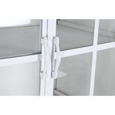 DKD Home Decor Police DKD Home Decor Bela črna kovina Mango les 170 x 45 x 200 cm