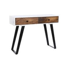 DKD Home Decor Konzola DKD Home Decor Kovina Bela Mango les 105 x 35 x 77 cm