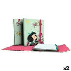 NEW Vezivo za obroče Grafoplas Carpeplús Mafalda Zelena A4 (2 kosov)