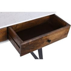 DKD Home Decor Konzola DKD Home Decor Kovina Bela Mango les 105 x 35 x 77 cm