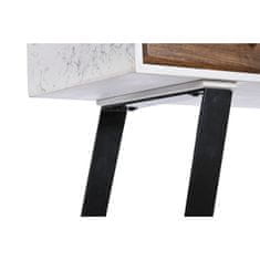 DKD Home Decor Konzola DKD Home Decor Kovina Bela Mango les 105 x 35 x 77 cm