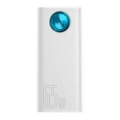 BASEUS Powerbank Baseus Amblight 30000mAh, 4xUSB, USB-C, 65W (bela)
