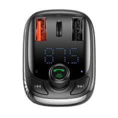 BASEUS Avto Bluetooth MP3 predvajalnik Baseus v obliki T S-13 Black OS