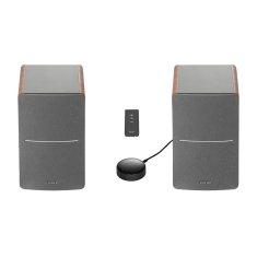 Edifier Zvočniki 2.0 R1280T s pametnim Wi-Fi avdio streamerjem WiiM Mini (rjavi)