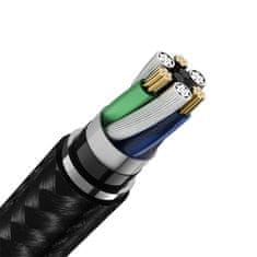 Vipfan Kabel L11 mini jack 3,5 mm AUX, 1 m, pozlačen (siv)