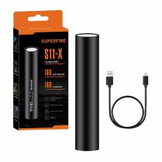 Superfire Mini svetilka S11-X, 700lm, USB