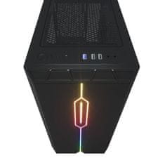 darkFlash Računalniško ohišje Darkflash DLM23 LED (črno)