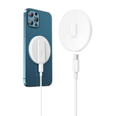 Joyroom Joyroom magnetni induktivni polnilec JR-A28, zelo tanek, 15 W (bel)