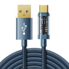 Joyroom kabel za usb-a / tip c / 3a / 1,2 m joyroom s-uc027a12 (modri)