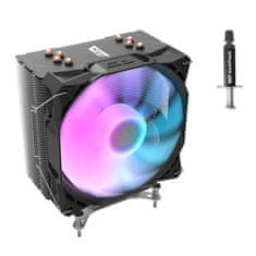darkFlash Aktivno hlajenje CPU Darkflash S11 LED (hladilnik + ventilator 120x130) črna