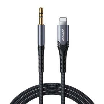 Joyroom Zvočni kabel 3,5 mm Lightning 2 m SY-A02 (črn)