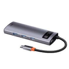 BASEUS Adapter 5v1 Baseus Hub USB-C na 3x USB 3.0 + HDMI + USB-C PD