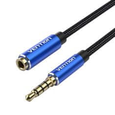 Vention Avdio kabel TRRS 3,5 mm moški na 3,5 mm ženski BHCLF 1 m modri