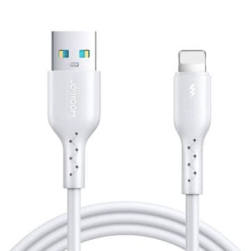 Joyroom kabel flash charge usb do lightning joyroom sa26-al3 /3a / 1m (biały)