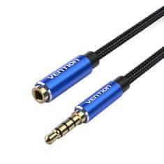 Vention Avdio kabel TRRS 3,5 mm moški do 3,5 mm ženski BHCLI 3 m modri