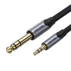 Vention Avdio kabel 3,5 mm TRS na 6,35 mm BAUHJ 5 m siv