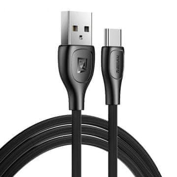 REMAX kabel usb-c remax lesu pro, 1m, 2.1a (črn)