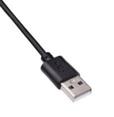 Akyga kabel USB A-MicroB/1,8 m/črna