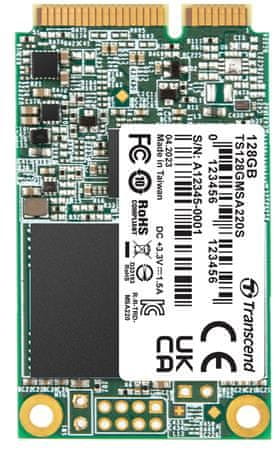 SSD Transcend 128GB M.2 2260 – TS128GMTS600, SATA III, Usato Ma Funzionante Per PC E Laptop - Foto 2