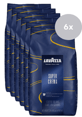 Lavazza Super Crema kava v zrnu, 6 x 1 kg